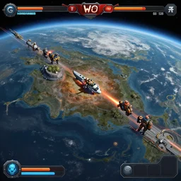 Homeworld game space battle