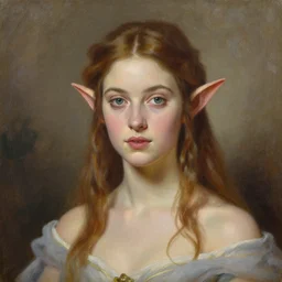an upper body portrait of a beautiful elf princess, oil painting, by Fernanda Suarez and and Edgar Maxence and greg rutkowski julie bell