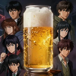 portrait of a delicious beer can | | fine detail!! anime!! realistic shaded lighting!! poster by ilya kuvshinov katsuhiro otomo ghost - in - the - shell, magali villeneuve, artgerm, jeremy lipkin and michael garmash and rob re