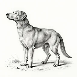 half a dog half a dinosaur, science diagram by leonardo de vinci, sketch, anatomically accurate, high quality scan