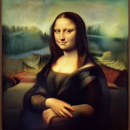( ( ( ( ( ( ( ( ( ( ( ( ( ( ( ( ( ( mona lisa ) ) ) ) ) ) ) ) ) ) ) ) ) ) ) ) ) ), oil painting by van gogh!!!!!, post - impressionism