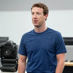 Mark Zuckerberg in Ready Player One, movie still, promo material, EOS-1D, f/1.4, ISO 200, 1/160s, 8K, RAW, unedited, symmetrical balance, in-frame, Photoshop, Nvidia, Topaz AI