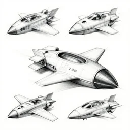 smooth spaceship sketches