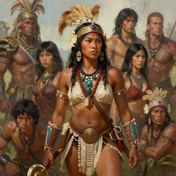 A beautiful digital painting of an amazonian warrior, by Stanley Artgerm Lau, frank frazetta, Rossdraws, James Jean, gerald brom, Andrei Riabovitchev, Marc Simonetti, and Sakimichan, trending on artstation, SFW version
