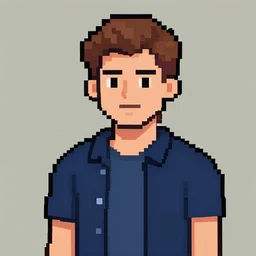 ryan gisling in pixel art style