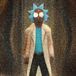 cinematic still of Dwayne 'The Rock' Johnson in Rick and Morty (2013), XF IQ4, f/1.4, ISO 200, 1/160s, 8K, RAW, dramatic lighting, symmetrical balance, in-frame