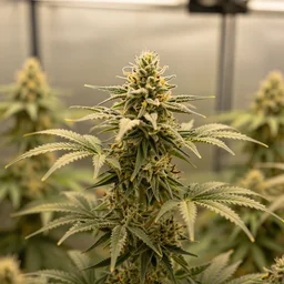 picture of marijuana plant taken inside grow tent,