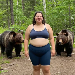 yo mama's so fat, when she goes camping, the bears hide their food.