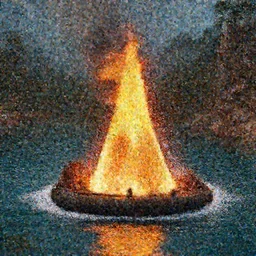 cone of fire spell, Raft gameplay