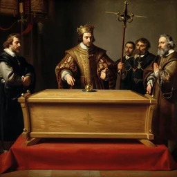 king's funeral oil painting by caravaggio
