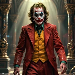 highly detailed full figure full body character design digital painting of old tired injured beatened up willem dafoe as lee bermejo joker, comic book cover art, global illumination, sharp focus, octane rendering, specular radiant light, detailed and intricate environment, hyper realistic elegant concept art by cristian sauret