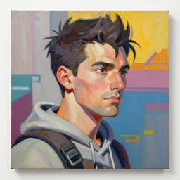 greg manchess portrait painting of rei from neon genesis as overwatch character, medium shot, asymmetrical, profile picture, organic painting, sunny day, matte painting, bold shapes, hard edges, street art, trending on artstation, by huang guangjian and gil elvgren and james ryman and ruan jia