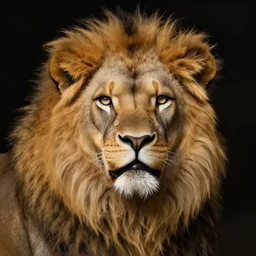 portrait of a griffin, eagle head on a lion, art by artgerm