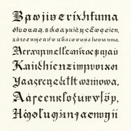 constructed script with a cursive aesthetic, inspired by zulu script, clofabosin script, estonian script, yazalatha nowa script