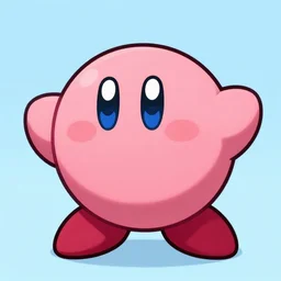 chibi kirby trending on artstation