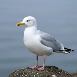 a photo of a mewtwo seagull in its natural habitat, kodak ektachrome e 1 0 0 photography