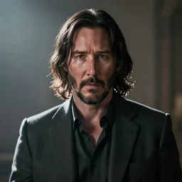 Keanu Reeves as a character in Bloodborne, film still, photorealistic
