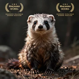 Anthropomorphic ferret
