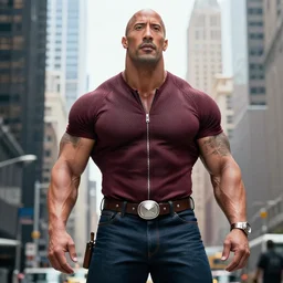 dwayne johnson as reed richards of fantastic four