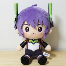 rei chiquita, small plush of rei ayanami from evangelion