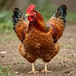 photo of a terminator chicken