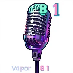 vaporwave microphone game, screenshot, 1 9 8 1
