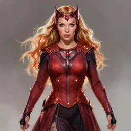 britney spears as scarlet witch, intricate, elegant, glowing lights, highly detailed, digital painting, artstation, glamor pose, concept art, smooth, sharp focus, illustration, art by artgerm and greg rutkowski, artey freytag