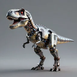 a robotic t - rex, 3 d, 4 k