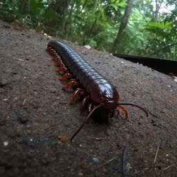 gopro photo first person perspective of being eaten by large millipede