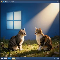cats in windows XP style