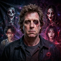 tucker carlson flag, scariest horror nightmare by beksinski and junji iyo and horiyoshi iii, digital art, deepdream cosmic, 3 d high definition, trending on artstation, hyper detailed, trending on deviantart, unreal engine