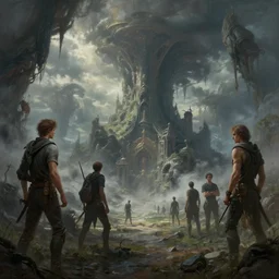 a digital fantasy painting of a strange dimension, dramatic view, by stanley artgerm lau, wlop, rossdraws, james jean, andrei riabovitchev, marc simonetti, and greg rutkowski, cinematic, hyper realism, high detail, octane render, 3 d shading, trending on artstation