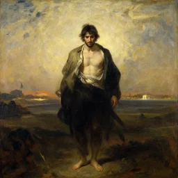 the hollow man by T.S. Eliot, by J.M.W Turner