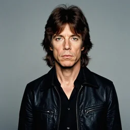 Portrait of Mick Jagger by Gottfried Helnwein and Phil Hale