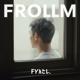 album cover head frollm behind looking out of a window and the head is hollow with a recursive tunnel to different worlds inside of it