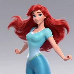 ariel after hitting the bazinga