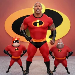 Dwayne Johnson is Syndrome from the Incredibles