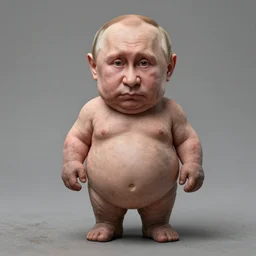 putin dwarf, pathetic, despicable, dirty, lepra, full - body, symmetric!!, 4 k full hd,