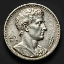 a coin carving by roman booteen