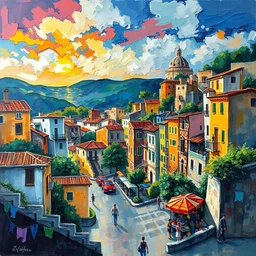 favela by leonid afremov