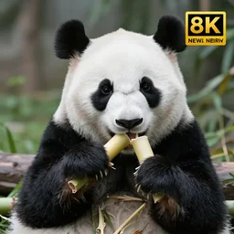 a panda eating a sugar cane, photography, award winning, national geographic channel, discovery channel, 8 k