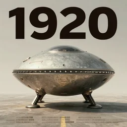 movie poster of a scifi film from 1920's