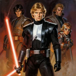 star wars, attractive male, character design, painting by gaston bussiere, katsuya terada, frank frazetta, tom of finland, trending on artstation