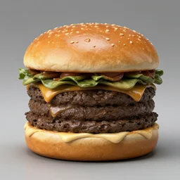 bronze statue from a hamburger