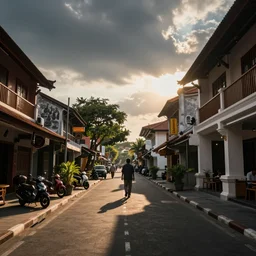 teuku umar street in denpasar bali