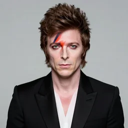 Javier Milei as David Bowie