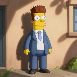 dr. house as milhouse from the simpsons
