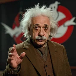 A still of Albert Einstein in Ghostbusters