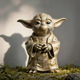 Yoda statue made by Jeff Koons