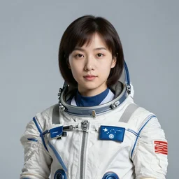 portrait of the youngest spaceship pilot in the Earth Defense Force fleet, before her greatest battle. 0.000001